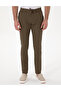 Khaki Slim Fit Linen Look Canvas Trousers 50308086 -Vr027 - 2