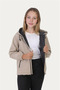 Girl's Stone Lined Water and Windproof Hooded Double Zipper Pocket Raincoat - 3