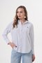 Women's Striped 100% Cotton Regular Shirt