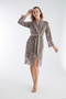 Lacy Stylish Elegant Bamboo Cotton Dressing Gown - 2