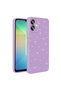 Galaxy A06 Case Camera Protected Silvery Luxury Tchs Cotton Cover - Silver - 2