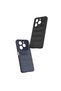 Tecno Spark 20C Case Flexible Tpu Hollowed Back Surface Design Sub Ethnic Silicone Cover - Navy Blue - 5
