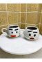 Handmade Ceramic Mug Husband & Wife / Diligent & Anxious Tea Coffee Cup with 2 Mug Cartoon Cups - 5