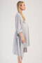 Women's Long Sleeve Maternity Dressing Gown Set, 405378 - 3