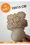 Flower in Vase Wooden Painting Toys - School Activity Art (10 Pieces) - 2