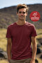 Men's Regular Modal Fabric Vibrant Non-Fading Color Silky Soft T-Shirt Basic T-Shirt (Full Fit)