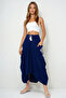 Embroidered Double Pocket Shalwar Cut Woven Skirt - 2