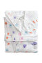 Lcw Home Mixed Printed Hooded Girl's Bathrobe t t - 5