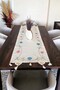 Runner Lace and Colorful Embroidery Embroidered Tassel Detailed Authentic Buldan Handwork Linen - 3