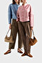 Regular Fit Stand Collar All Jacquard Jacket Jacket Ew001548 Te13445 F9024 - 4