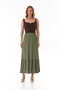 Bürümcük Fabric Elastic Waist Skirt - 2