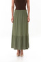 Bürümcük Fabric Elastic Waist Skirt - 8