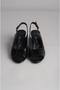 SEÇ 868 Women's Genuine Leather Heeled Sandal (Heel: 6 cm) BLACK PET - 7