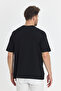 2857 Massimo Men's Black 100% Supima Cotton Stretchy Fabric Regular Fit Crew Neck T-Shirt - 7
