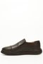 Brown Antique Gön Genuine Leather Round Toe Casual Men's Shoes 01967 - 3