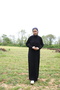 25013 Women's Pleated Dress Black