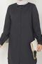 Hijab Women's Buttoned Seasonal Striped Tunic Clothing 61052 61053 - 8