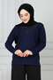 WOMEN'S MOTHER'S MOTHER'S DAY SPECIAL DAY LICRAL BASIC PATTERNED MOM COMBED BLUSE - 6