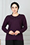 Women's Purple Mother Combed Cotton Blouse - 5