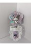 Girl's Chrome Comb Silicone Tip Does Not Hurt Hair Brush Kuromi Glitter Stylish Design