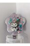 Girl's Chrome Comb Silicone Tip Does Not Hurt Hair Brush Kuromi Glitter Stylish Design - 3