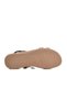 Black Genuine Leather Stone Embroidered Lightweight Women's Sandals B096 Z - 5