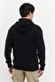 Men Hood Brand Logo Sweatshirt, Black - 3