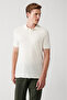 Men's White 100% Cotton 3-Button Polo Collar T-Shirt A31Y1194 - 3