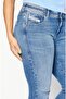 Women Regular Fit Washed Stretchable Denim Jeans, Blue - 2