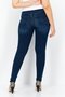 Women Regular Fit Wash Stretchable Denim, Blue - 3