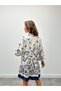 Women's Tassel Lace-Up White Bohemian Dress - 5