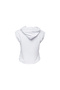 Route Patterned Sleeveless Women's Hoodie Small - 3