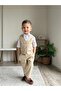 Premium Cream Suit Shirt Included (Short Sleeve) - 3