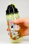 Children Water Flask Tritan Water Bottle with Straw Neck Strap Princess School Water Bottle Bpa-Free 500ml Purple T0107 - 6