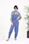 Dream Melodi Pattern Design Hijab Parachute Fabric Jumpsuit Swimsuit