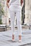 Women's Modal Silky Lycra Fabric High Waist Front Seam Pocket Skinny Leg Pants-Stone - 6