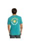 Eqyzt07261 Sunbloom m Tees Men's T-Shirt Blue - 3
