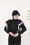 Mila Black Visor Bonnet