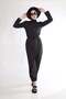 Allerli Black Design Hijab Jumpsuit Swimsuit