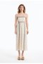 Ethnic Print Cut Out Detailed Dress