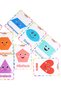 German Shapes Teaching Wall Poster Pvc Coated Educational Toy for Kids Learning Set - 3