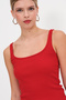 Thick Strap Basic Tank Top A13404-J5 - 4