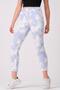 Blue Cotton Women's Sweatpants with Elastic Waist - 2