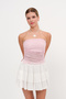 Strapless Patterned Blouse B17240-F3 - 5