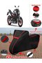 Kawasaki Z 900 Tarpaulin Black Topcase Rear Bag Compatible Motor Tarpaulin (Red Stitched)