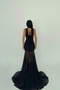 Black Marianna Long Skirt Tulle Dress ATE-2617 - 3