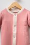 Baby Girl Crew Neck Pigment Printed Winter Regular Fit Purple Jumpsuit Usb018-C-V1 - 2