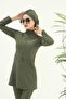 Golf Green Design Hijab Swimsuit Set