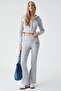 Iressine Women's Hooded Zip Long Sleeve Regular Grimelange Sweatshirt - 2
