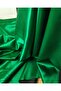 جسم من الساتان الأخضر - أنيق جدًا (العرض 140 سم × الطول 330 سم) - 4